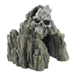 EHC Adorno de acuario de cráneo de montaña para decoración_7
