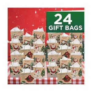 Fun Express Surtido de bolsas de papel de Navidad 24_2