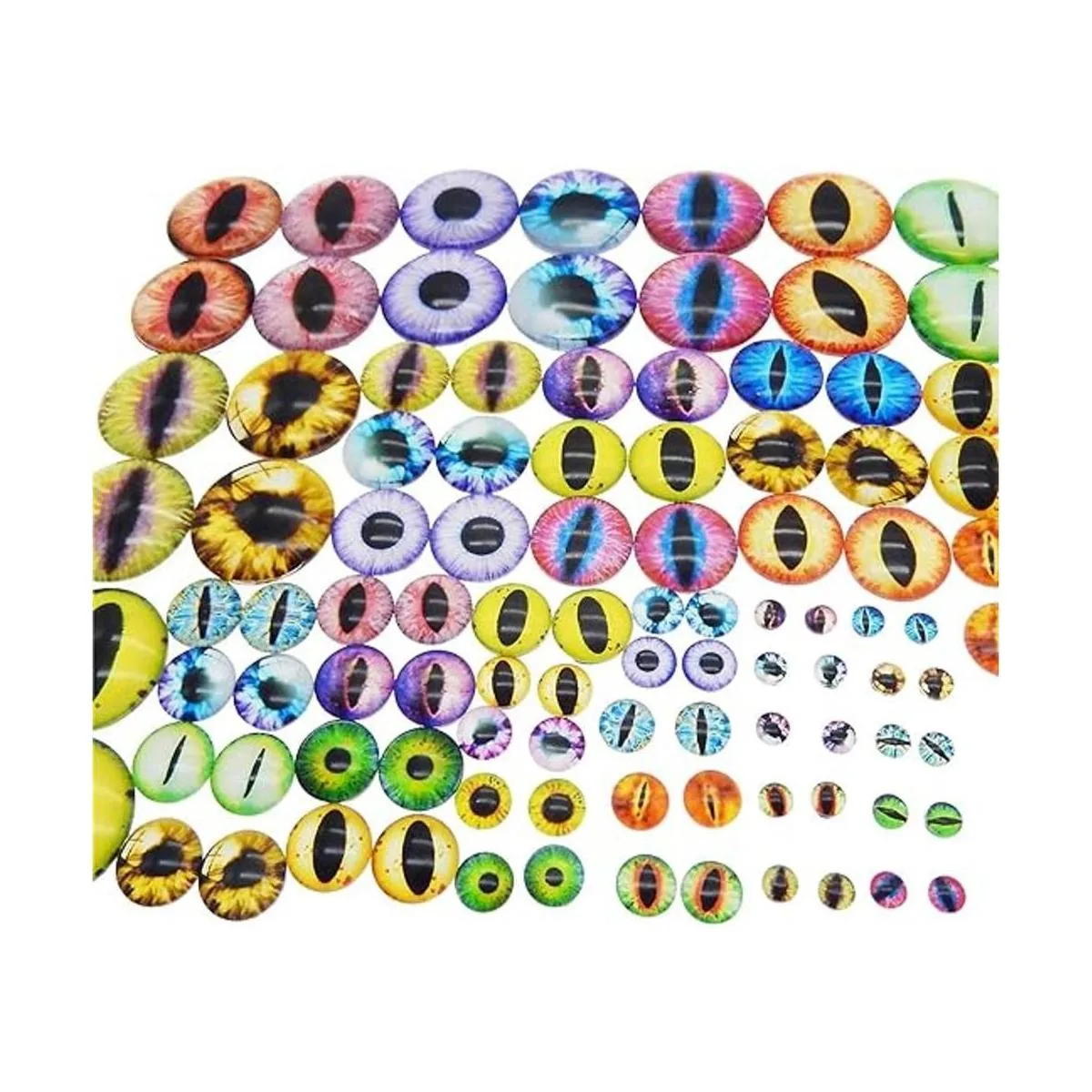 Julie Wang Paquete de 180 cabujones cubiertos de cristal_6