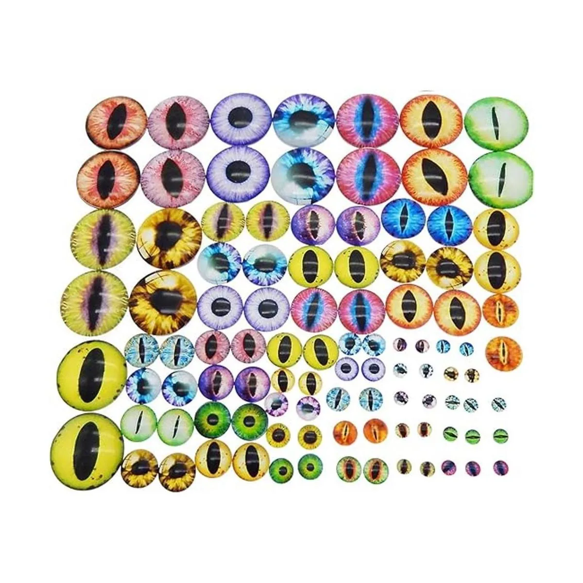 Julie Wang Paquete de 180 cabujones cubiertos de cristal_1