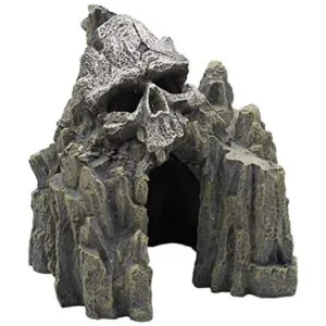 EHC Adorno de acuario de cráneo de montaña para decoración_1