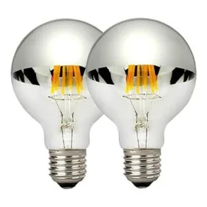 LUXON Luz de medio cromo regulable bombilla de filamento_1