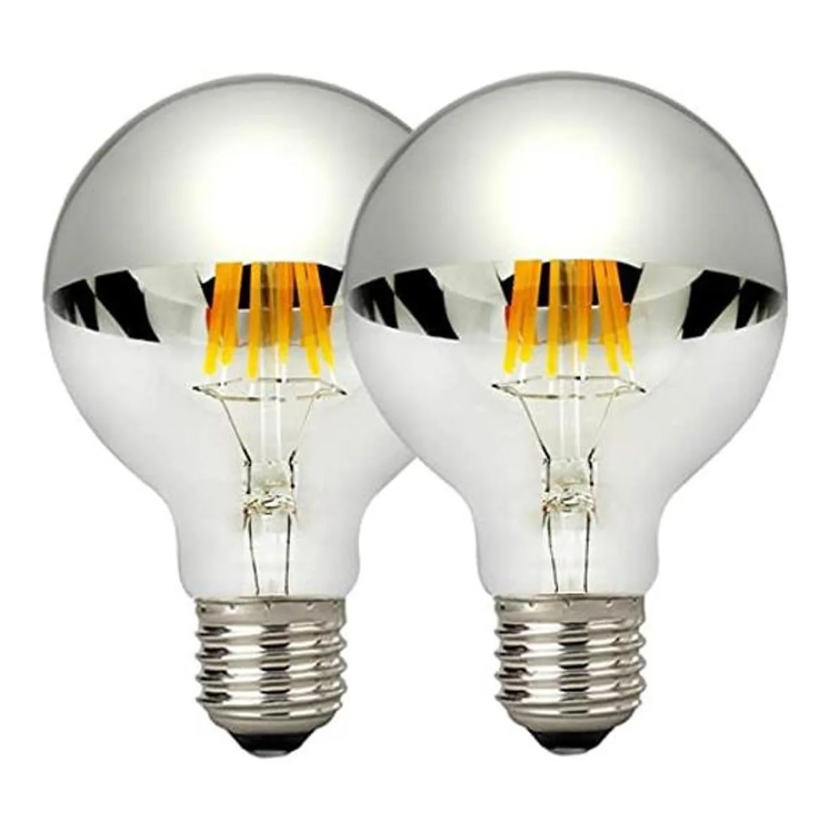 LUXON Luz de medio cromo regulable bombilla de filamento_1