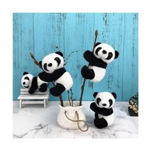 SUSHAFEN 6 clips para cortina diseño de panda de_6