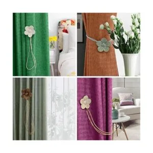 Lewondr Sujetador magnético clásico de cortinas 1 par de_6