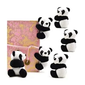 SUSHAFEN 6 clips para cortina diseño de panda de_1