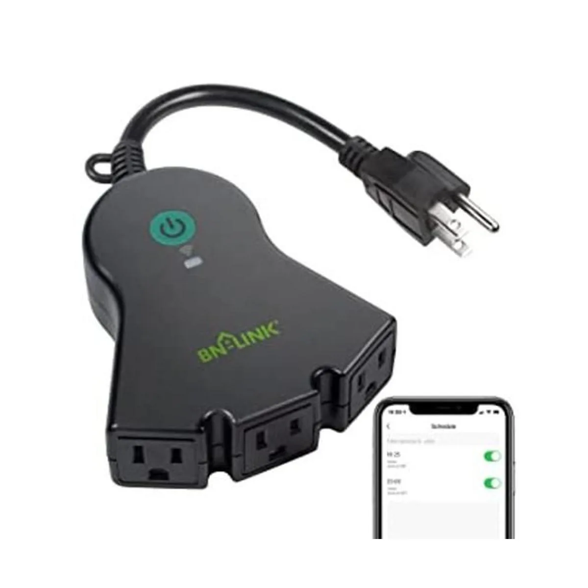 BNLINK Toma de corriente WiFi inteligente resistente para_1
