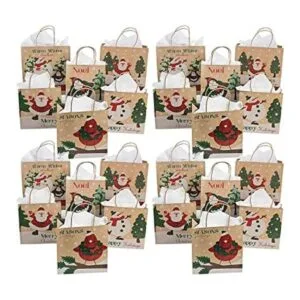 Fun Express Surtido de bolsas de papel de Navidad 24_1