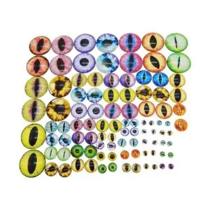 Julie Wang Paquete de 180 cabujones cubiertos de cristal_4