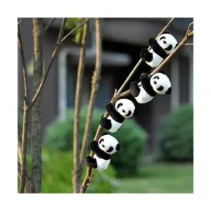 SUSHAFEN 6 clips para cortina diseño de panda de_4