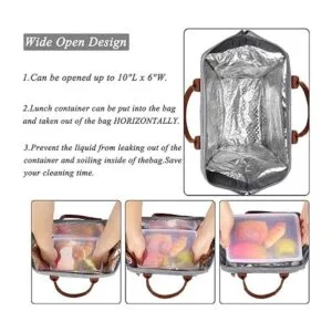 LOKASS Lonchera térmica con apertura amplia gran_2