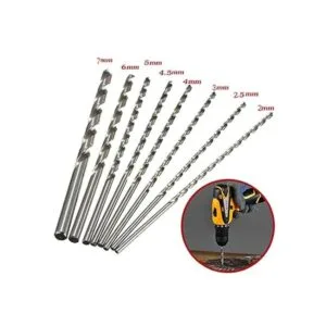 8 brocas de torsión extra largas de 7.874 in para juegos_2