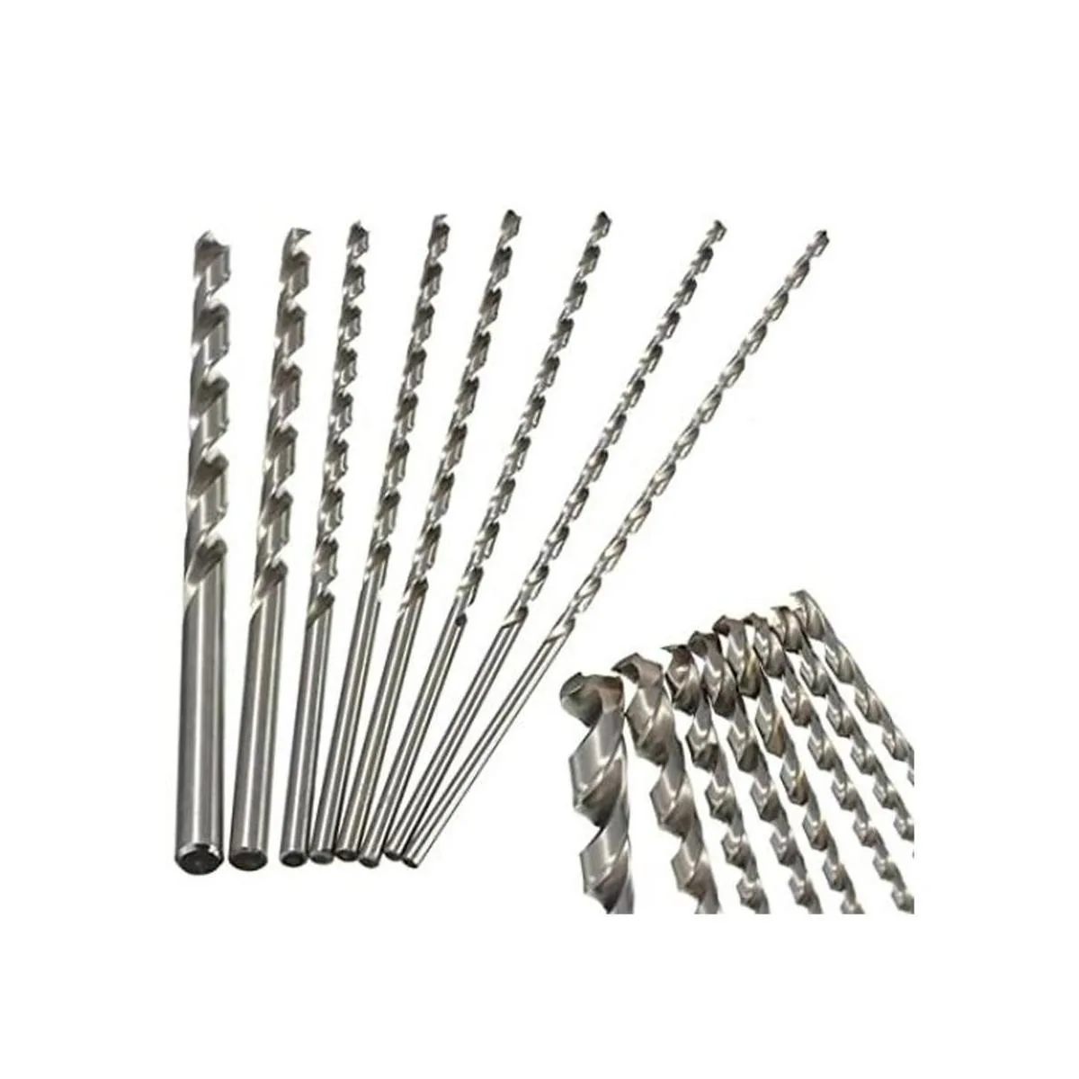 8 brocas de torsión extra largas de 7.874 in para juegos_1