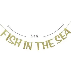 Guirnalda de cartel con purpurina dorada para compromiso_5