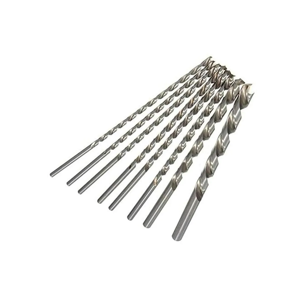 8 brocas de torsión extra largas de 7.874 in para juegos_4