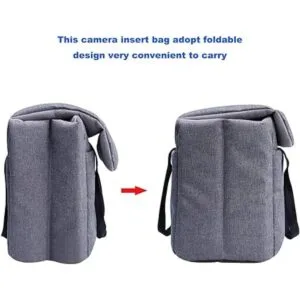 BOMKEE DSLR SLR Funda interior plegable impermeable para_3