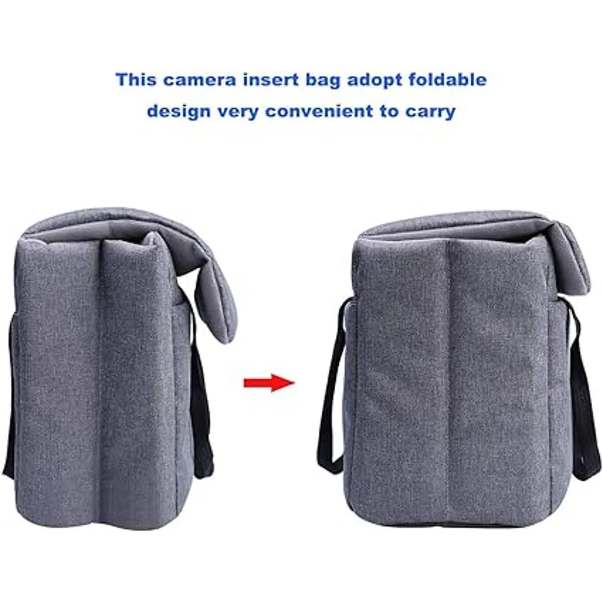 BOMKEE DSLR SLR Funda interior plegable impermeable para_3