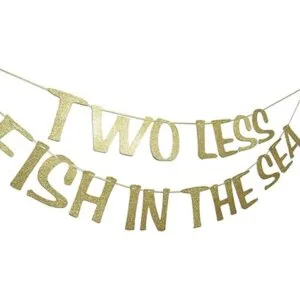 Guirnalda de cartel con purpurina dorada para compromiso_2