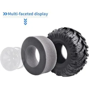 HobbyPark 2.2 Rock Crawling Neumáticos de goma RC para_3