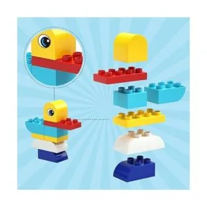 Bloques de construcción grandes 135 piezas para niños_4