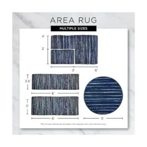 DII Buffalo Check Rug Collection Alfombra chindi_6