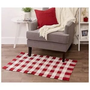 DII Buffalo Check Rug Collection Alfombra chindi_4