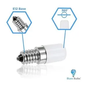 BlueX LED C7 S6 15 W bombillas de noche color blanco día_2