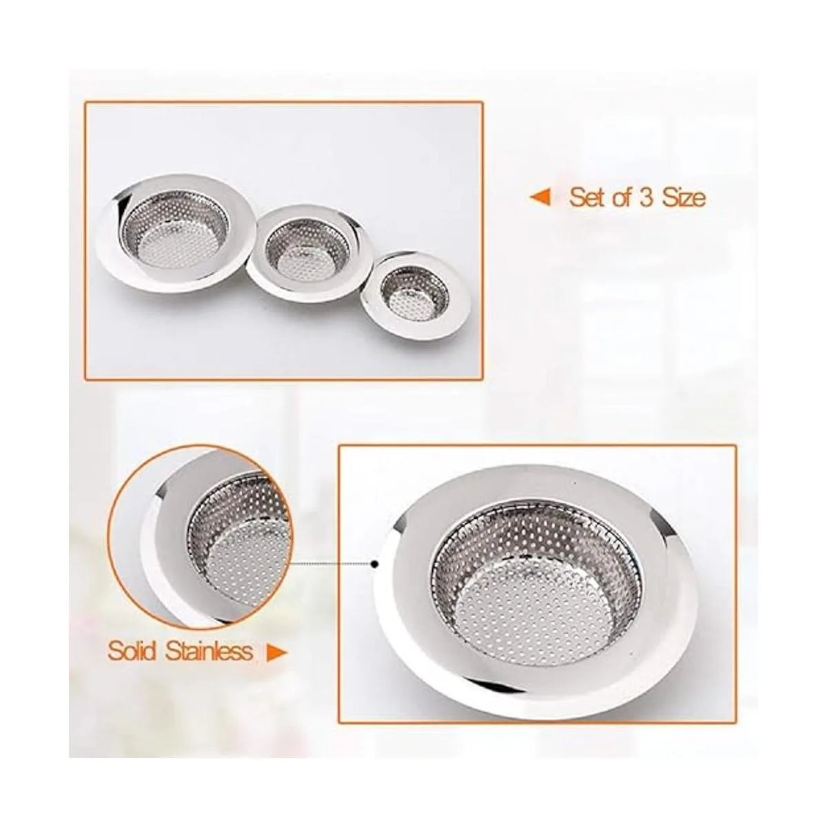 Drenaje de ducha para capilar paquete de 3 cubierta de_4