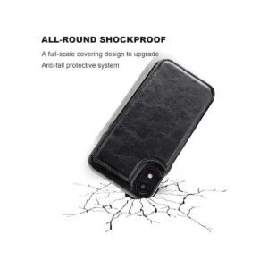 OT ONETOP Funda tipo cartera para iPhone XR con soporte_5