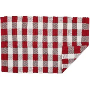 DII Buffalo Check Rug Collection Alfombra chindi_3