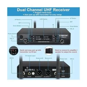 Phenyx Pro Sistema de micrófono inalámbrico dual Phenyx_2