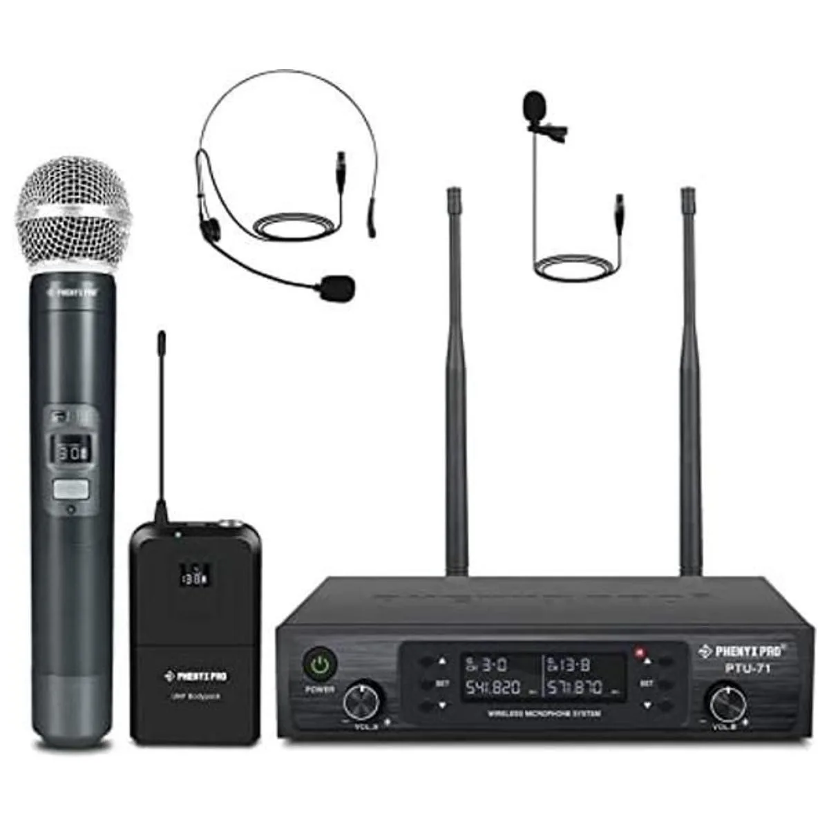 Phenyx Pro Sistema de micrófono inalámbrico dual Phenyx_1