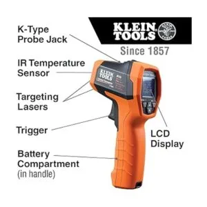 Klein Tools Termómetro infrarrojo IR10 termómetro_2