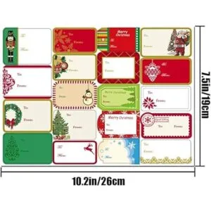 Etiquetas autoadhesivas para nombre de Navidad_3