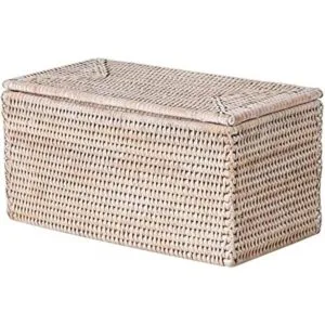 Kouboo La Jolla Caja rectangular de ratán cesta de_1