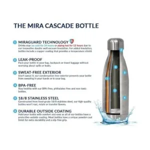 MIRA Botella de agua de acero inoxidable de 12 onzas con_6