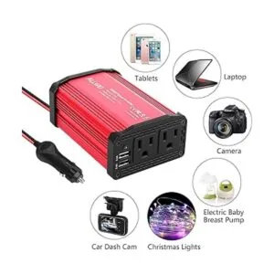 300 W inversor de corriente de automóvil de CD 12 V a 110_2