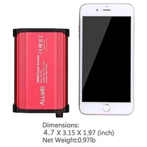 300 W inversor de corriente de automóvil de CD 12 V a 110_4