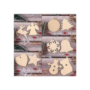 Tatuo 120 adornos de madera sin terminar adornos de_6