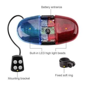 Oumers Luz de sonido de policía para niños luz LED_4