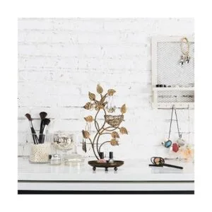 MyGift Soporte para pendientes con forma de árbol y nido_3