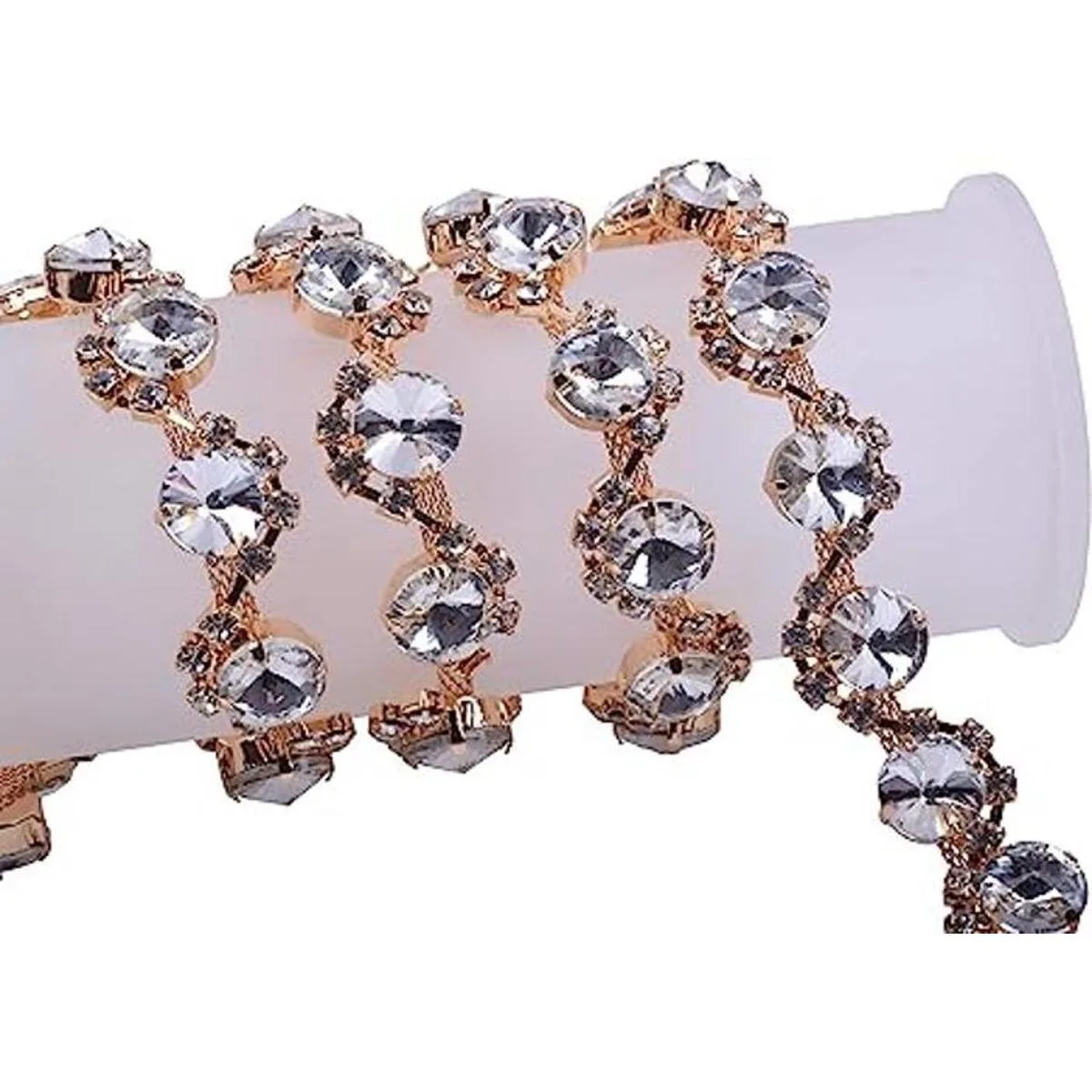 KAOYOO 1 yarda de diamantes de imitación de cristal para_1