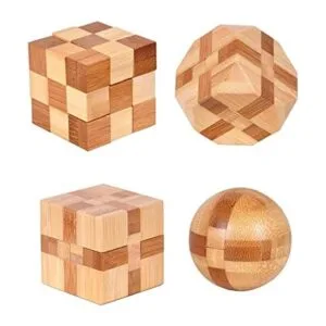 Paquete de 4 juegos de rompecabezas de madera_1