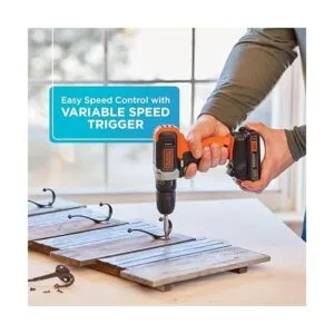 BLACKDECKER Taladro inalámbrico de 20 V MAX_3