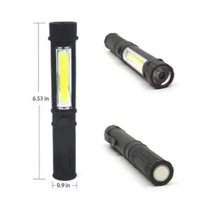 COB Linterna de trabajo LED con base magnética y clip_3