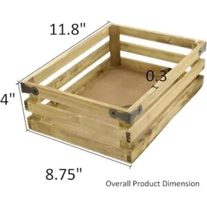 Admired By Nature ABN5E016NTRL Caja de madera natural con_4