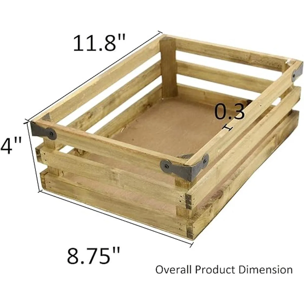 Admired By Nature ABN5E016NTRL Caja de madera natural con_4