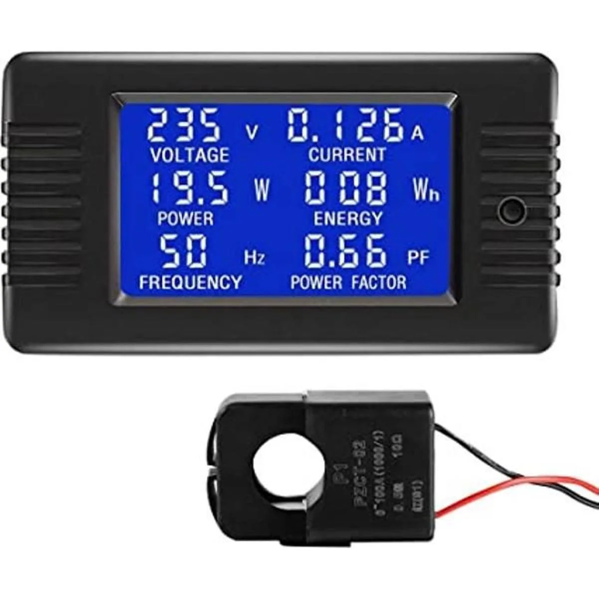 CrocSee AC 80260V 100A CRS022B Pantalla LCD de corriente_1