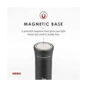 NEBO Luz de trabajo de 500 lúmenes linterna posicionada_4
