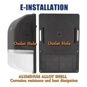 Dephen 30 W LED pared PackPhotocell Dusk to Dawn_5